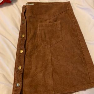 Women’s corduroy skirt
